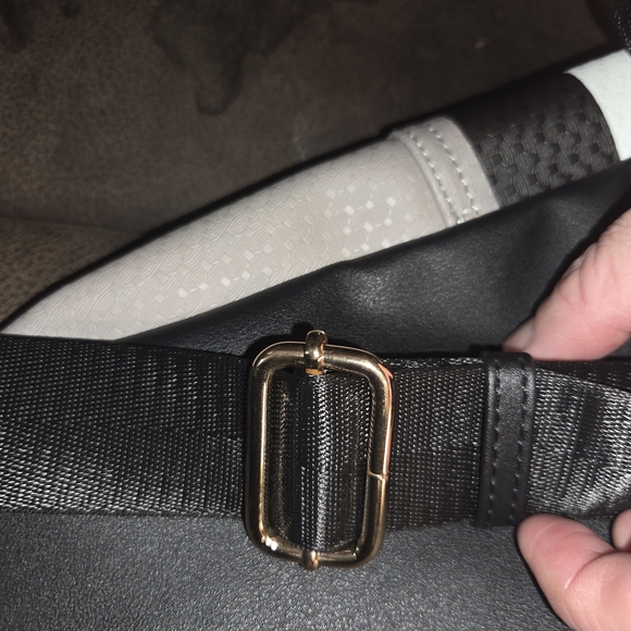 Macy's Gray and Black Crossbody Bag - Picture 8 of 8